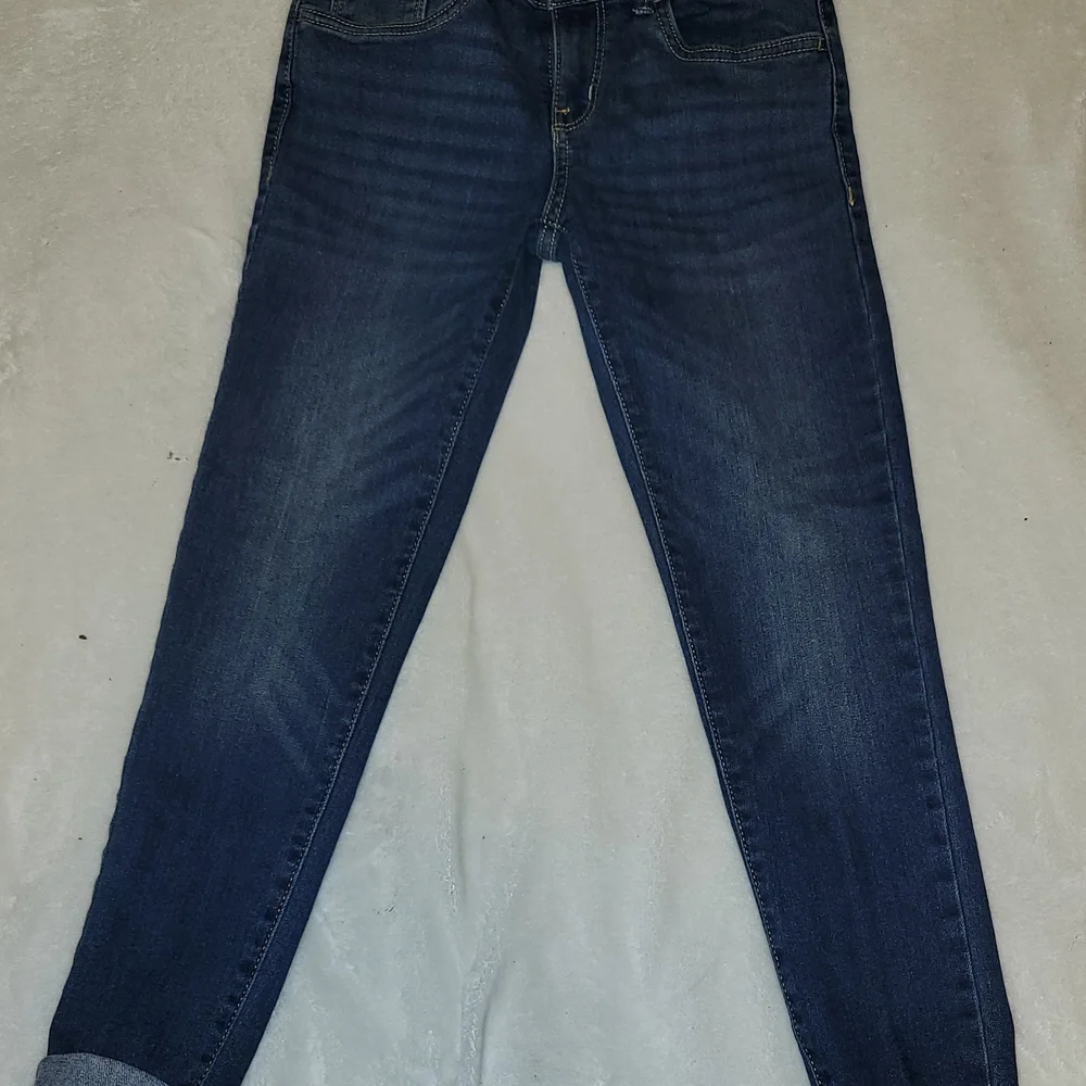 Girl's Super Skinny Jeans Size 12R Like New Elastic Adjustable Waist - Picture 3 of 7